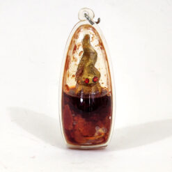 THAI VOODOO sorcery fetish - Squiggly headed prai Phra Ngang amulet by LP Phu Som