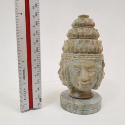 Thai Voodoo: Carved stone Phra Phrom (Brahma) statue wealth magic