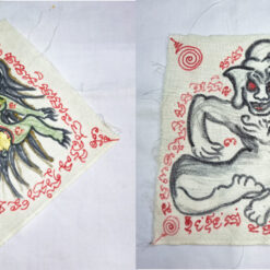 Prai pha yants - Hand-drawn Mae Bper & Phra Ngang from AJ Dew  : THAI VOODOO