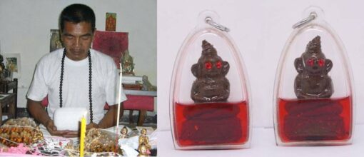 THAI VOODOO sorcery fetish - 2 faced Ngang amulet for love & luck by AJ Surin