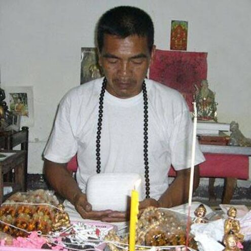 THAI VOODOO sorcery fetish - 2 faced Ngang amulet for love & luck by AJ Surin - Image 3